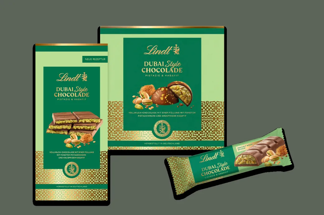 Hot Dubai Style Chocolade Set, 275g Sticks|Tafeln