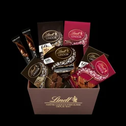 Clearance LINDOR Geschenkkorb Dark, 747g Sticks|Tafeln