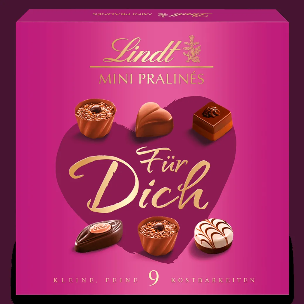Outlet MINI PRALINÉS Botschaft, 44g Pralinés|Mit Alkohol