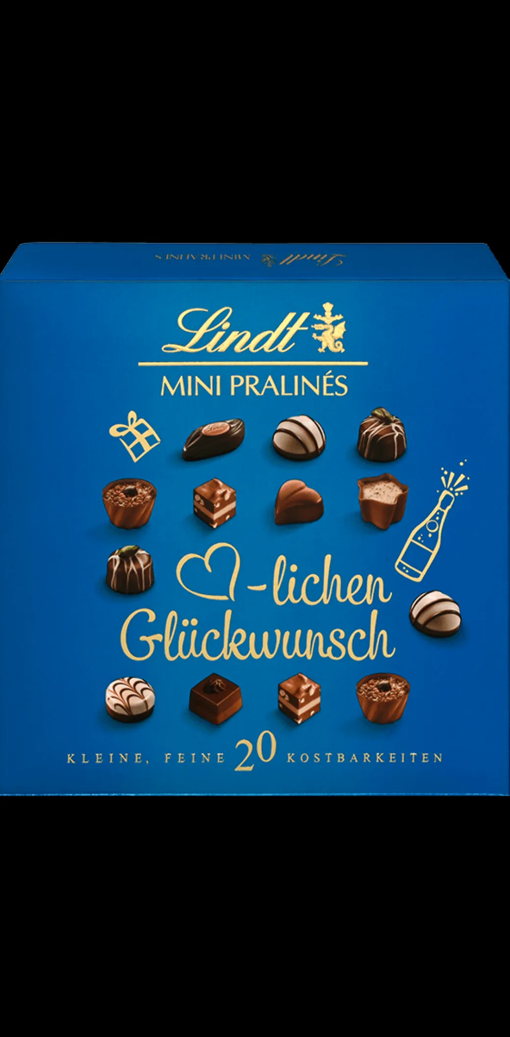 New MINI PRALINÉS Geburtstag, 100g Pralinés|Mit Alkohol