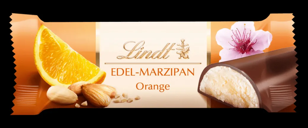 Outlet Orangen-Marzipan-Riegel, 50g Sticks|Mit Alkohol