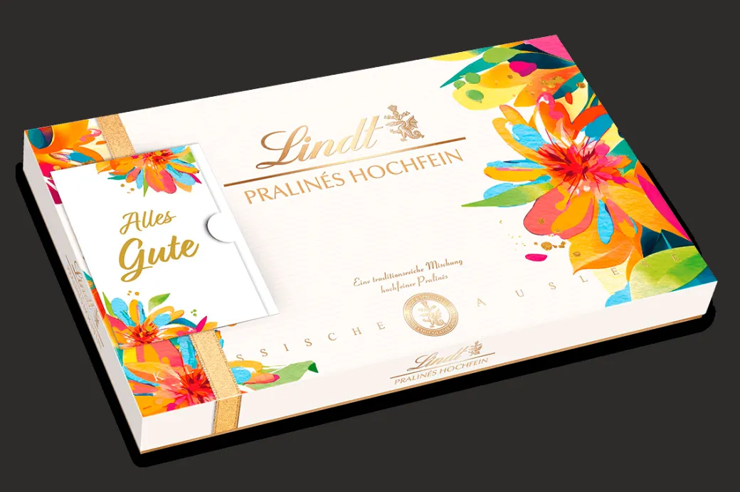 Best Pralinés Hochfein im Frühlings-Design, 200g Pralinés