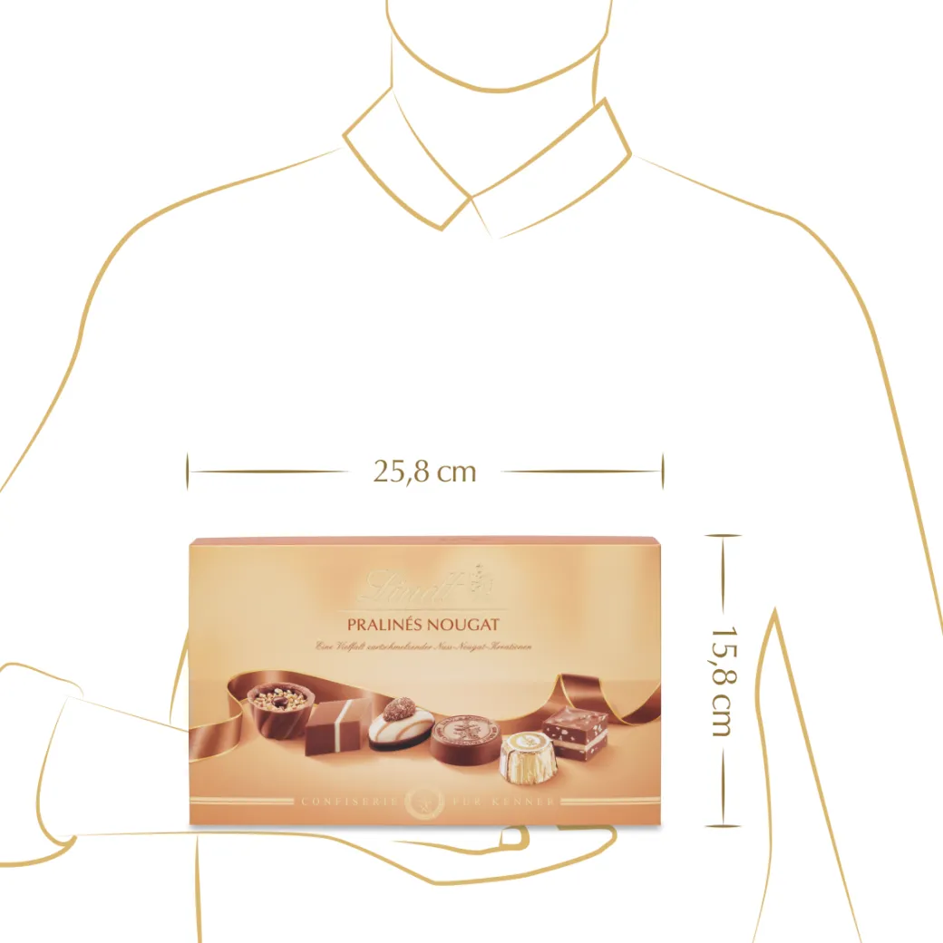Outlet Pralinés Nougat, 200g Pralinés|Nuss