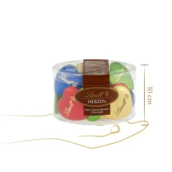 Hot Schokoladenherzen Mischung Köcher, 300g Köcher|Vollmilch