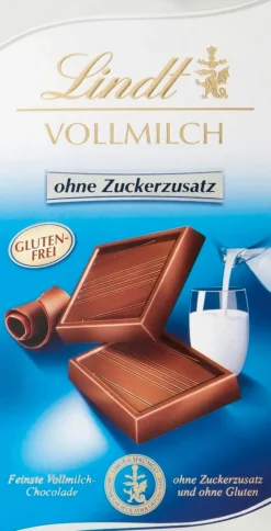 Hot Vollmilch ohne Zuckerzusatz, 100g Tafeln|Vollmilch