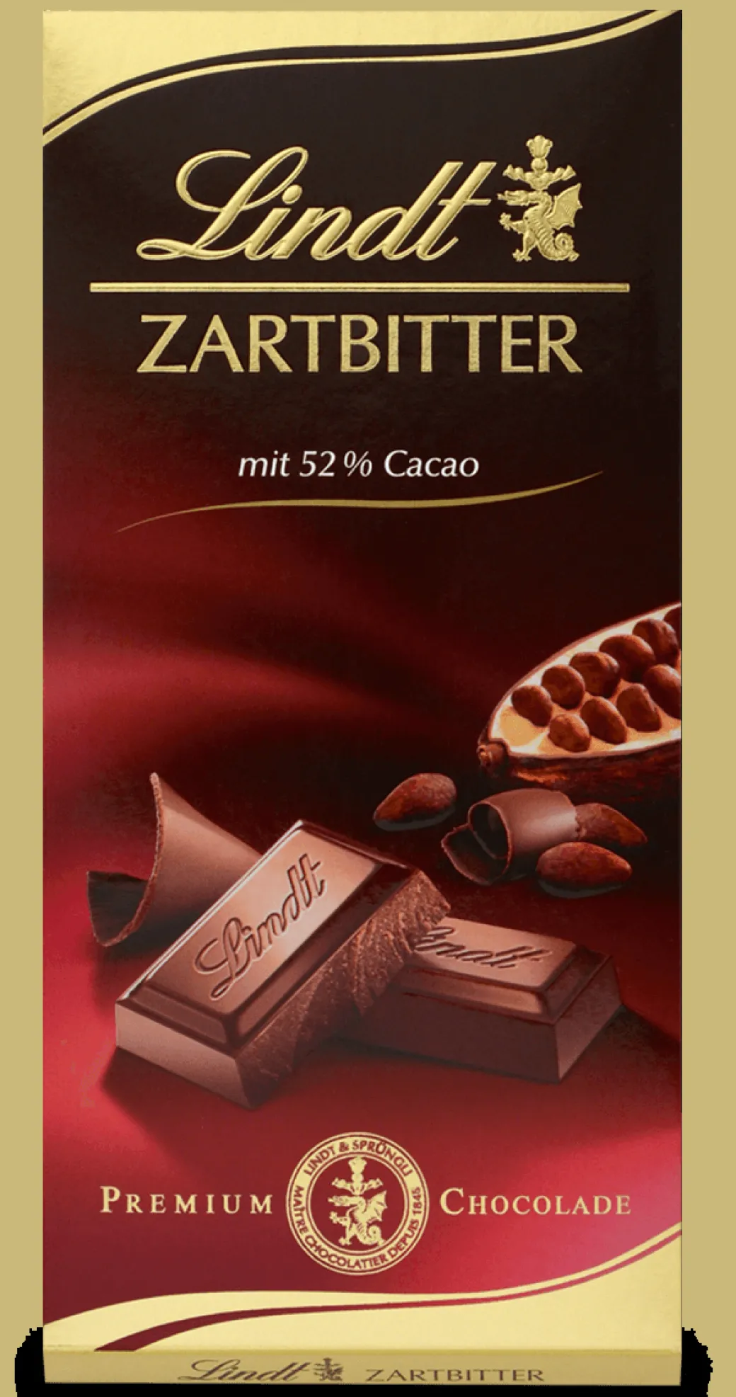 New Zartbitter 52%, 100g Tafeln|Dunkel
